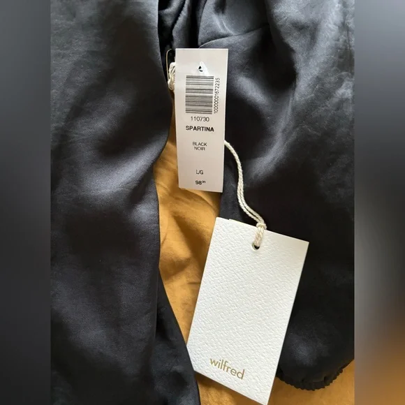 Wilfred Black Ruffle Blouse - Picture 7 of 7